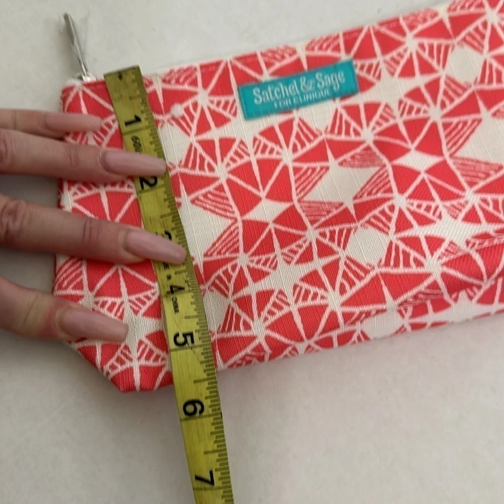 SATCHEL & SAGE FOR CLINIQUE MAKE UP OR COSMETICS BAG NEW